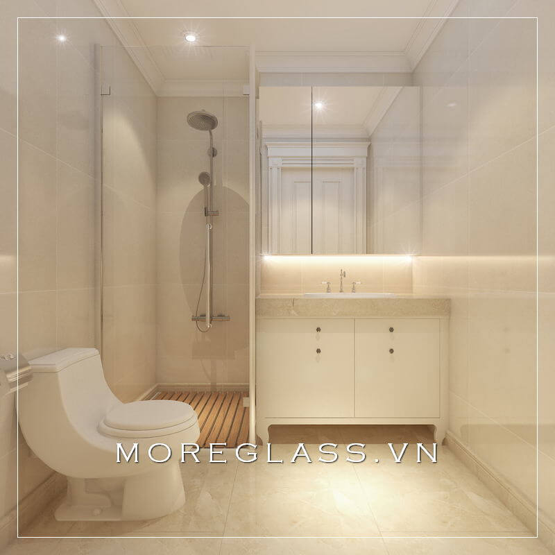 Thiết kế nội thất phòng tắm chung cư